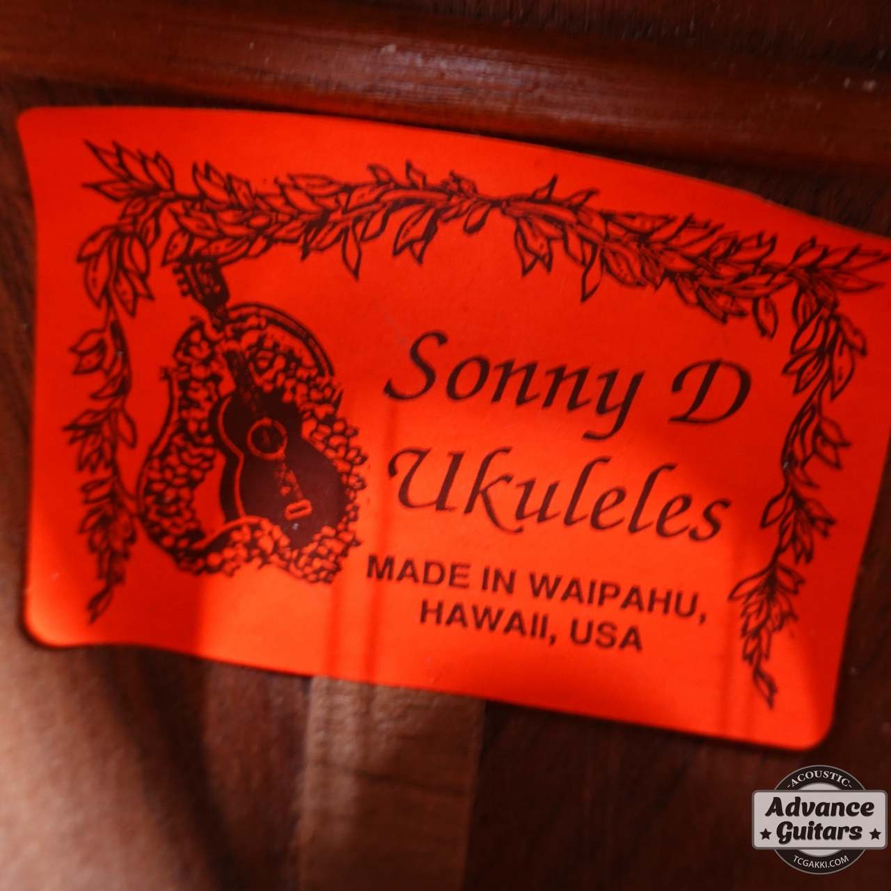 Sonny D ウクレレ made in WAIPAHU Hawaii -515
