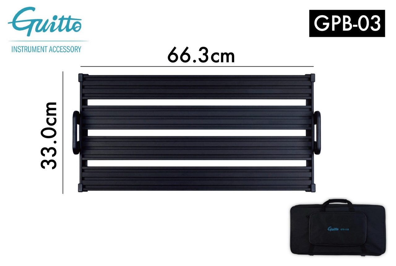 Guitto GPB-03[66.3cm×33cm] / マジックテープ不要の固定式ペダル