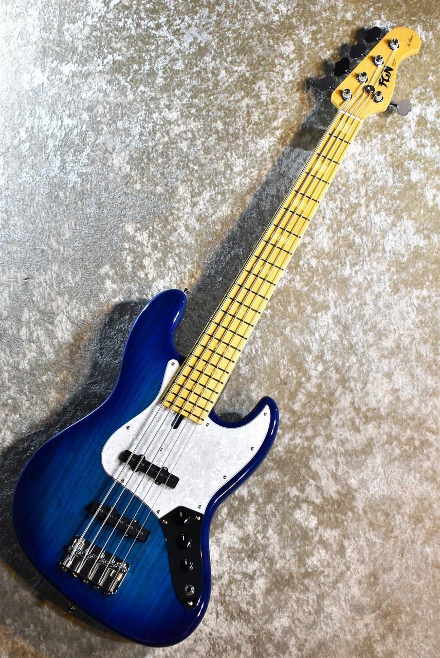 FUJIGEN(FGN) NJB100MBAHV-SBB -See Thru Blue Burst- 5弦 #G231322 