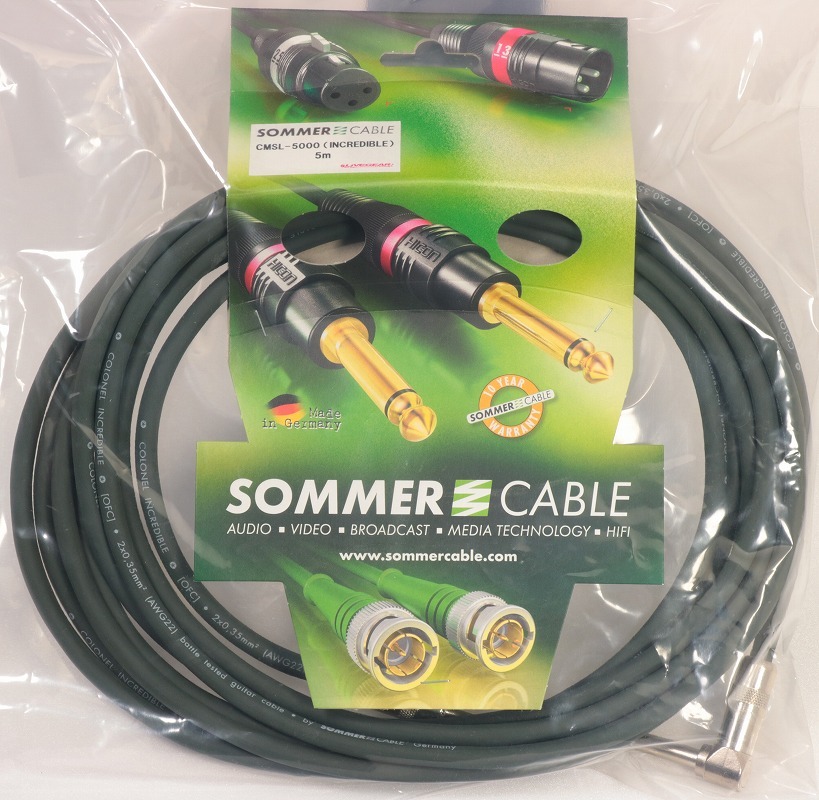 SOMMER CABLE CMSL-5000 5M COLONEL INCREDIBLE【池袋店】(新品 SOMMER CABLE CMSL-5000 5M COLONEL INCREDIBLE【池袋店】(新品