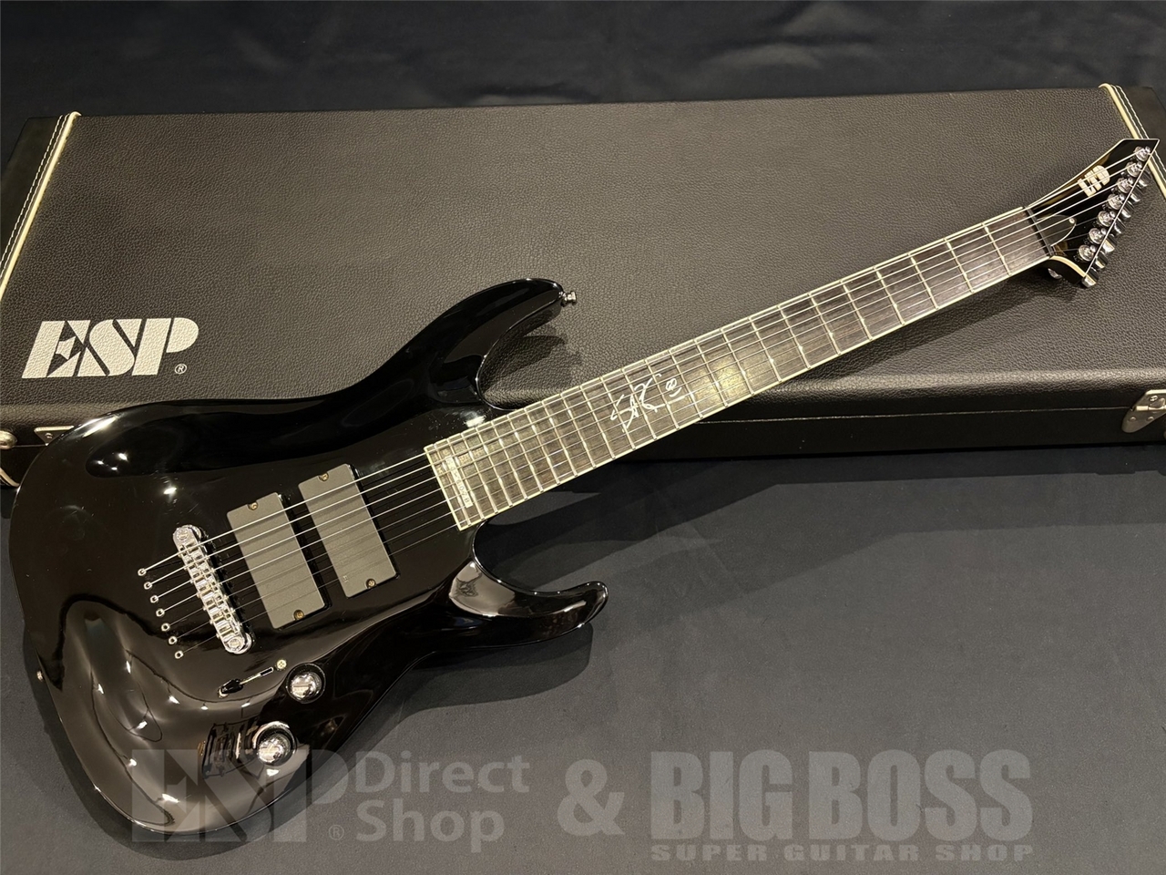 esp ltd ホライゾン　デフトーンズ　ステファンカーペンター　モデル　mod LTD SC-607B / Black【Stephen Carpenterモデル】（中古/送料無料