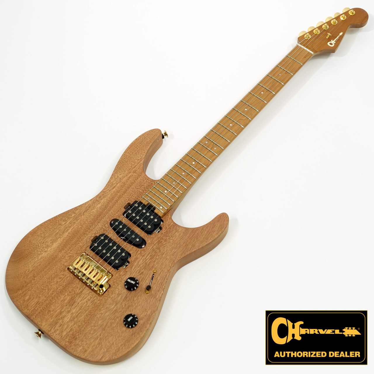Charvel Pro-Mod DK24 HSH 2PT CM Mahogany / Natural（新品/送料無料