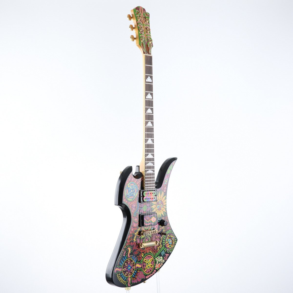 美品 MG-120X X JAPAN Hide モデルBurny ギター FERNANDES/BURNY MG-120X Graphic on Black hide Model【福岡