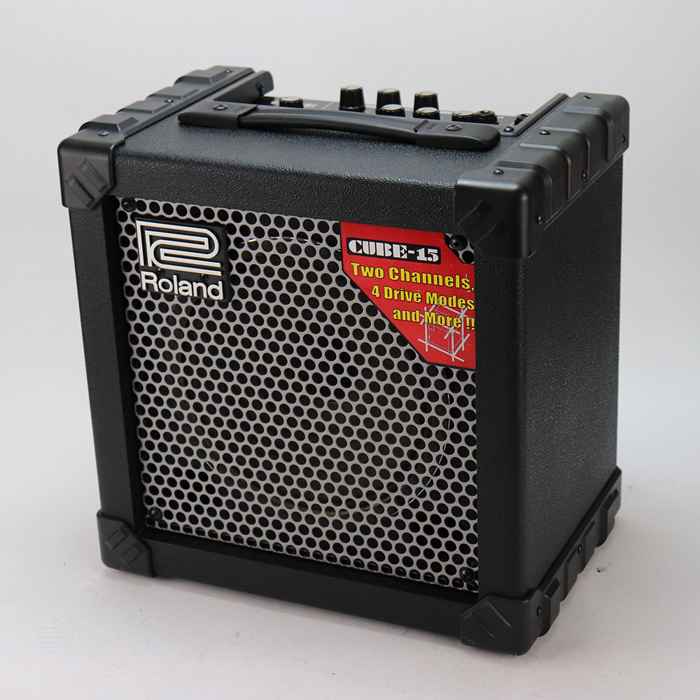 値下げ　Roland(CUBE) アンプ本体 メッシュグリルデザイン Roland 【中古】 ギターアンプ ROLAND CUBE-15 ローランド キューブ 4