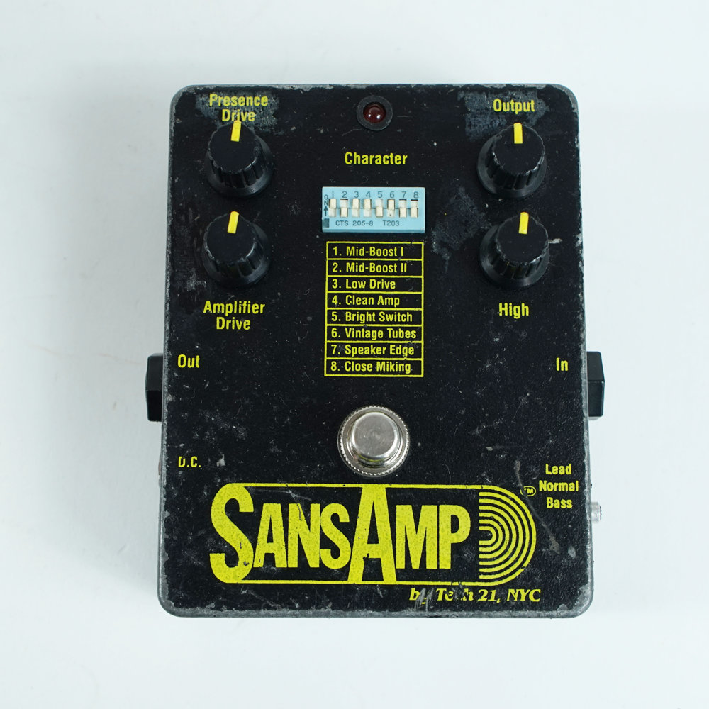 2025-25 秋冬新作  ハイブランドの TECH21 【中古】サンズアンプ TECH21 SansAmp Classic 初期型 ギター