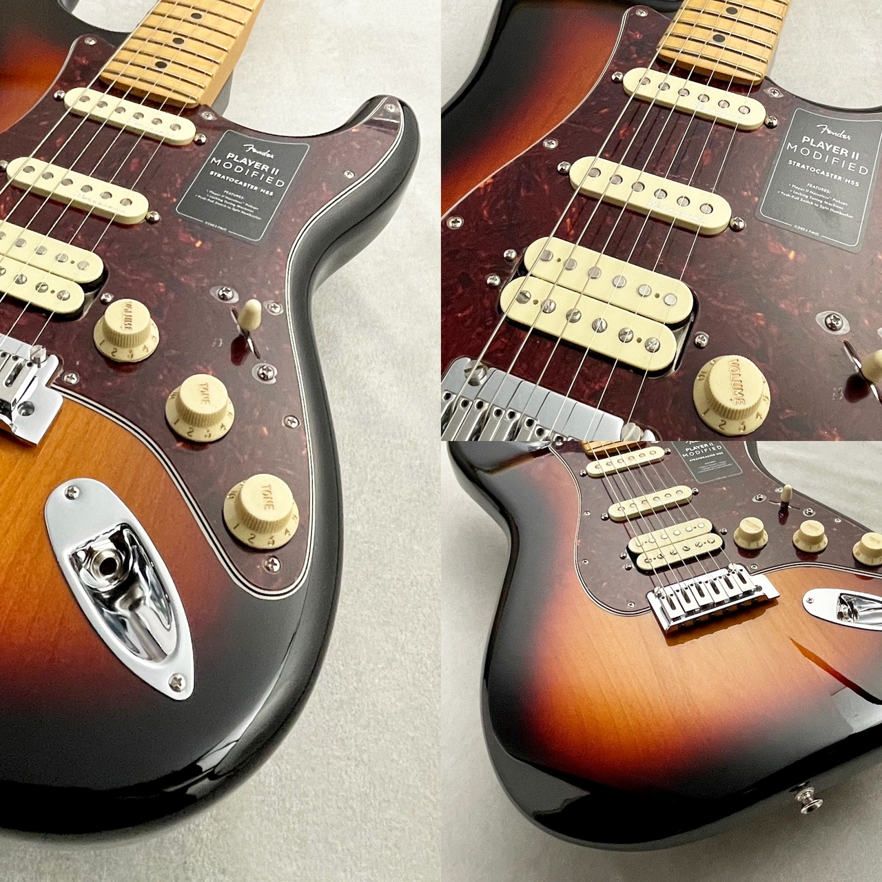 Fender Player II Modified Stratocaster HSS -3-Color Sunburst