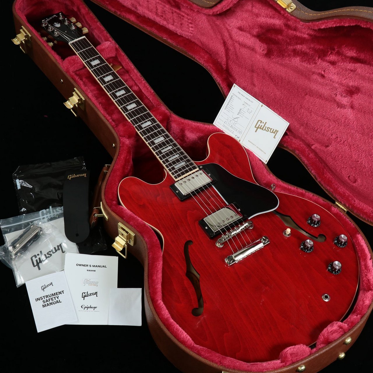 Gibson Exclusive Model ES-335 60s Block Sixties Cherry
