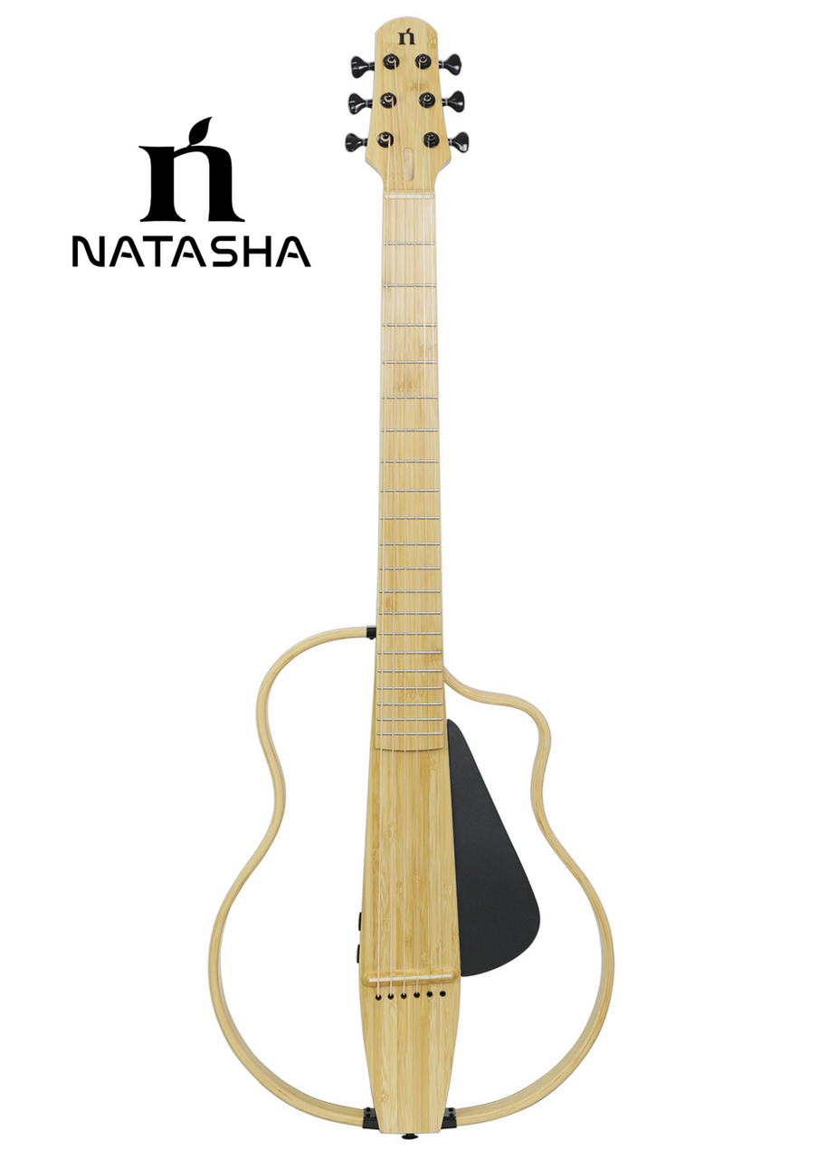 NATASHA NBSG Steel Smart Guitar  Natural《エレアコ/サイレントギター》【ローン金利0%】【オンラインストア限定】（新品/送料無料）【楽器検索デジマート】