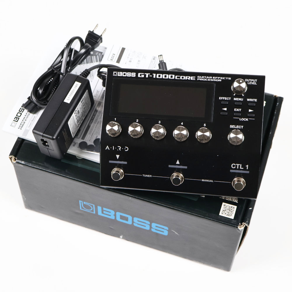 【美品】BOSS GT-1000CORE ギターエフェクター 本体 BOSS 【中古】 マルチエフェクター BOSS GT-1000CORE Guitar Effects