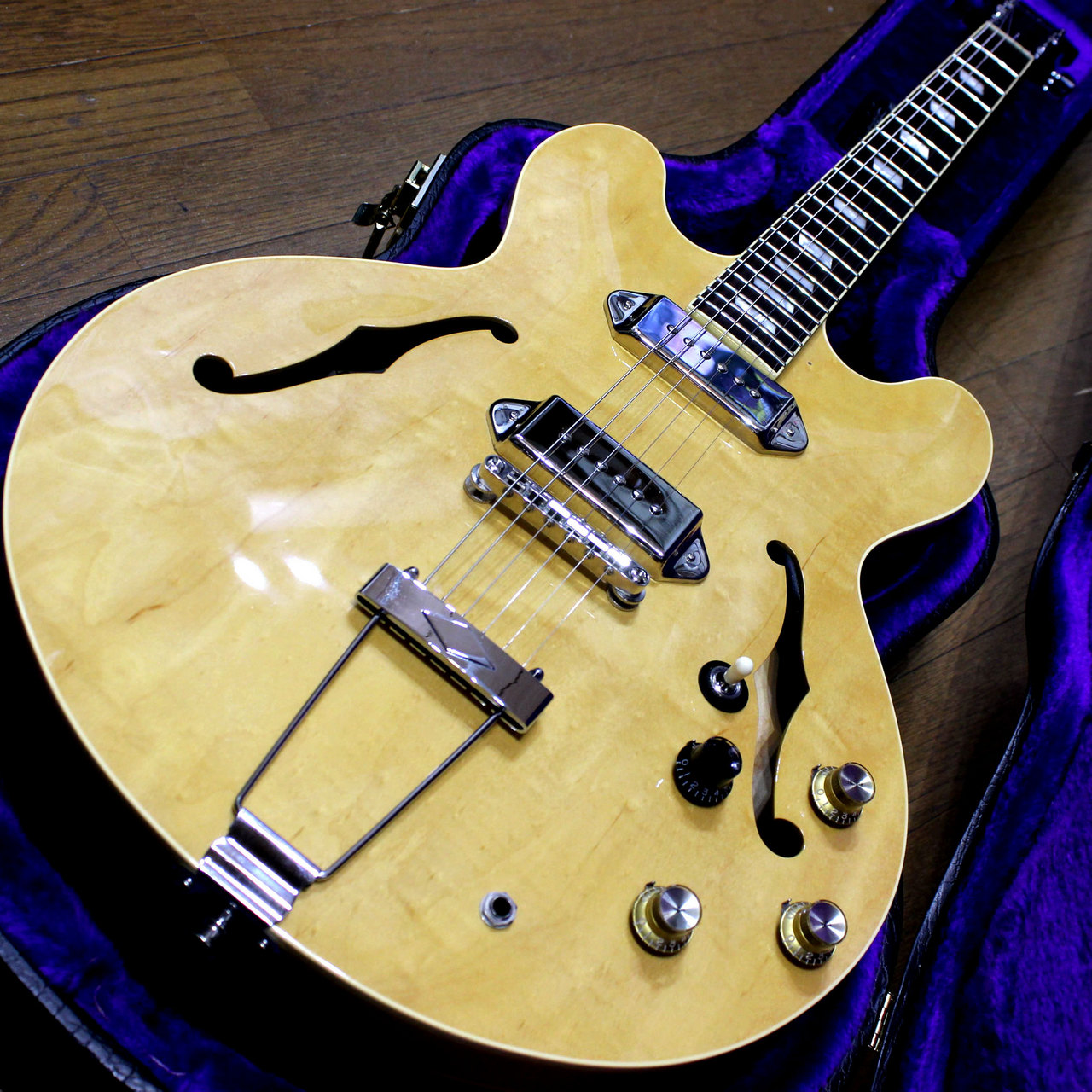 Epiphone Elitist 1965 Casino Natural エピフォン エリーテスト カジノ  2014年製です（中古）【楽器検索デジマート】