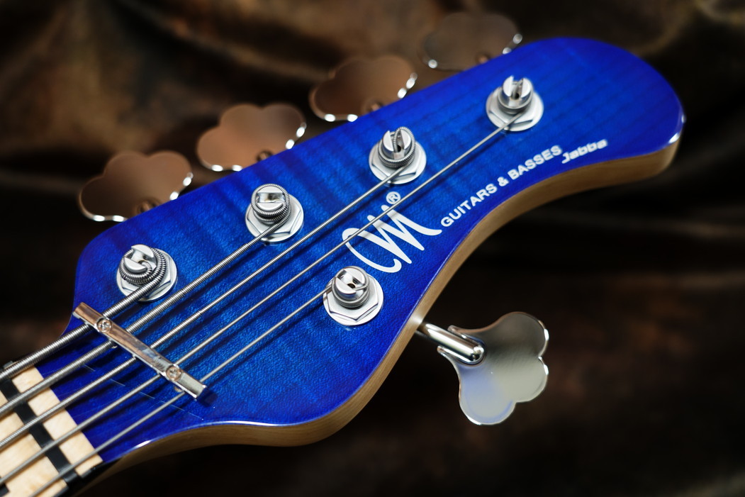 Mayones / Jabba Custom EP 5st 5弦ベース　青 MAYONES Jabba Custom 5 AAA Flame Maple Top Infinite Blue Gloss