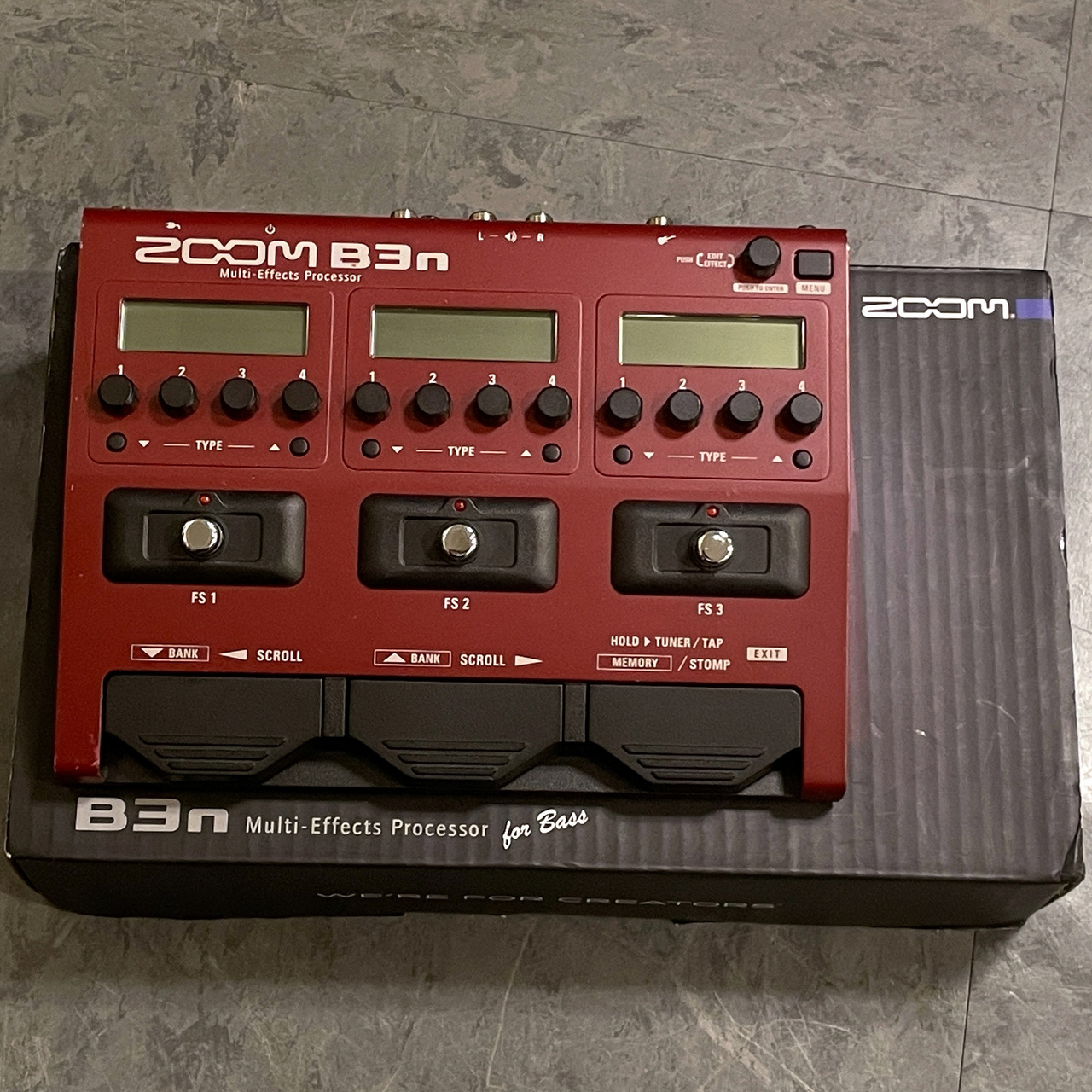 ZOOM B3n 【中古】【箱取説・9Vアダプター付】（中古）【楽器