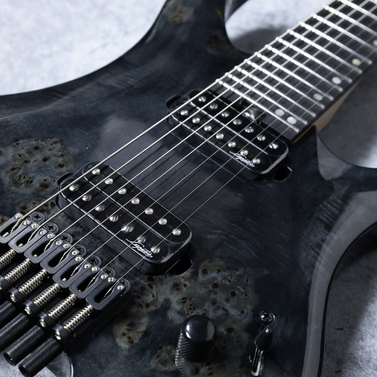Legator G7SS (Black) ストレートフレット仕様 7弦ヘッドレス
