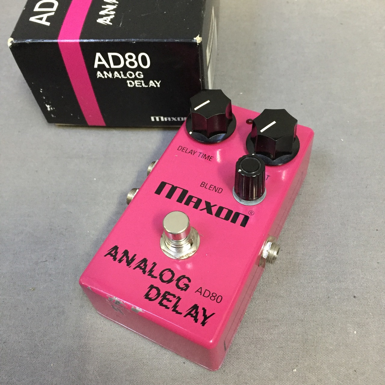 好評日本製◆MaxonAnalog Delay アナログディレイ USED品 ACアダプター付属 マクソン ディレイ