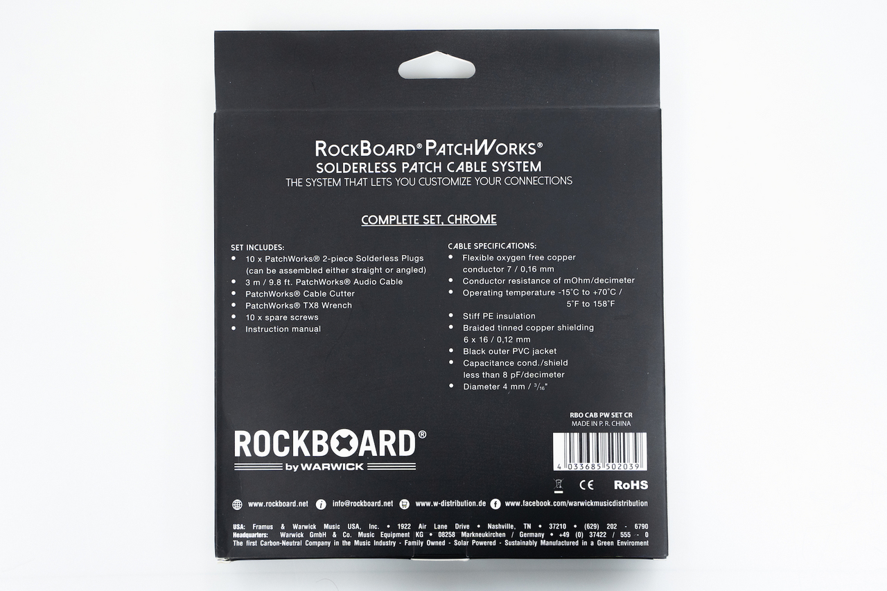 Warwick ROCKBOARD RBO CAB PW SET CR【横浜店】（新品/送料無料）【楽器検索デジマート】
