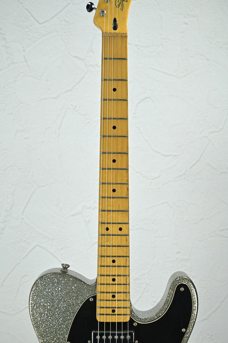 Squier by Fender Haruna Telecaster Skullsilver Dark Silver Sparkle