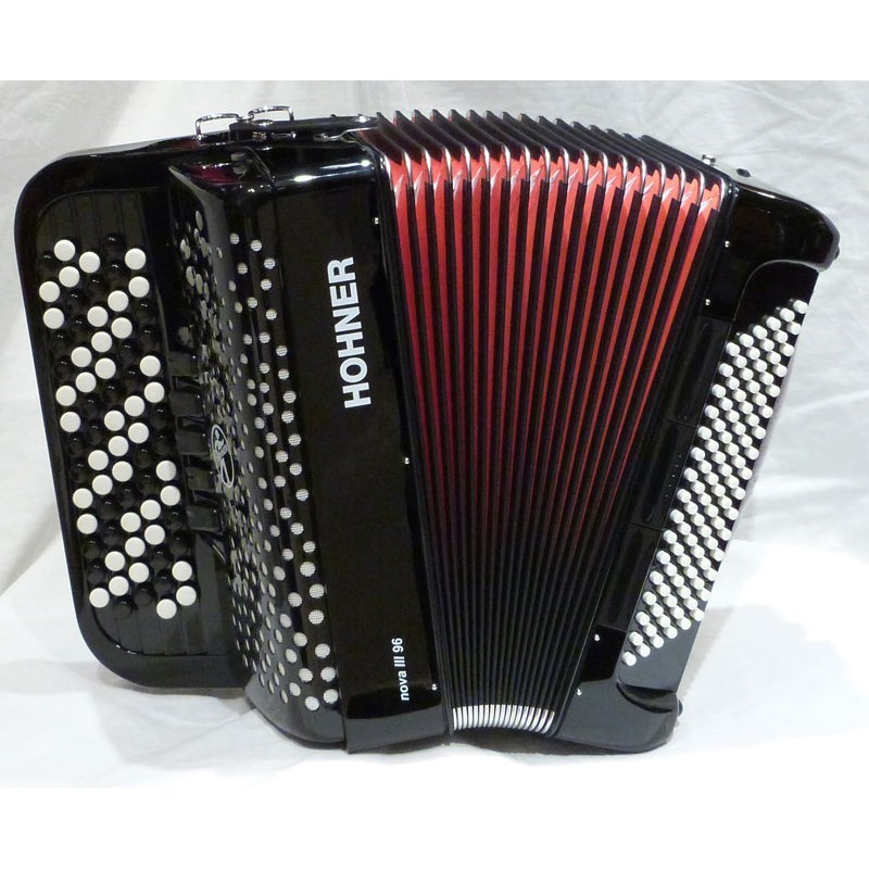 Hohner Bravo III 96 BK +レインカバー【予約販売品】【雨の日