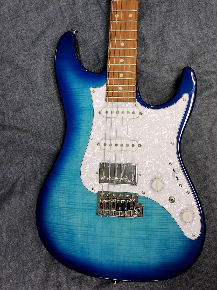 Ibanez AZ22S1F TXB (Transparent Turquoise Burst) AZ Standard