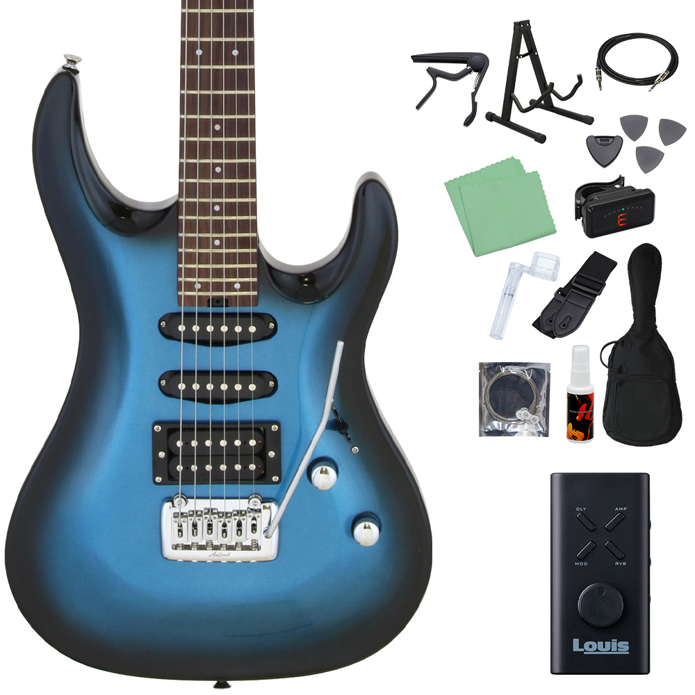 Aria Pro II MAC series エレキギターブルー セット AriaProII MAC-STD