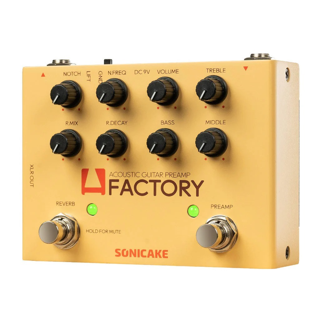 アコギ用プリアンプ Sonicake A-Factory SONICAKE A Factory: Acoustic Instruments Preamp with Digital
