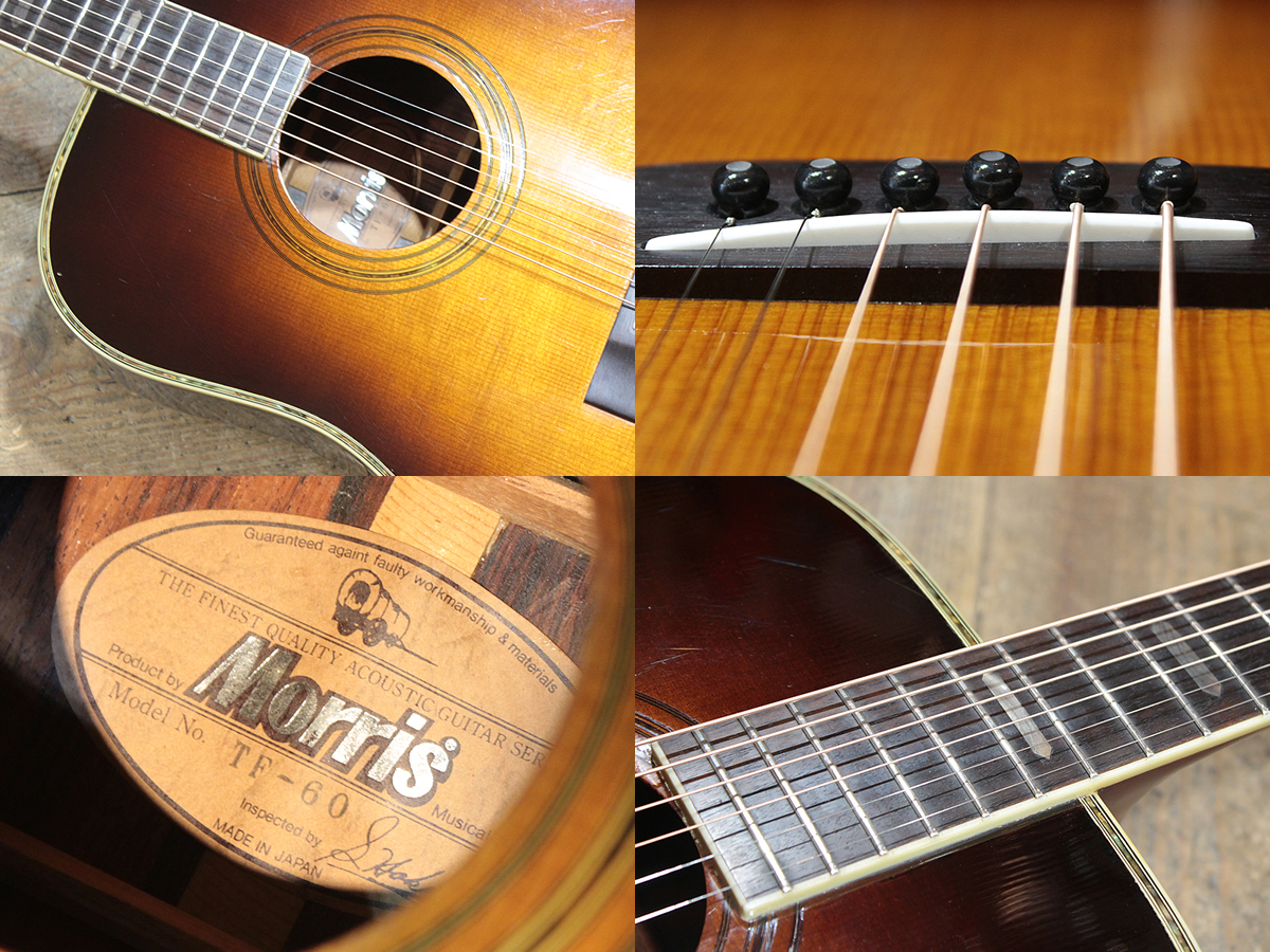 Morris(モーリス) アコースティックギター TF-60H ハードケース付 希少！】Morris TF-60H ハードケース付