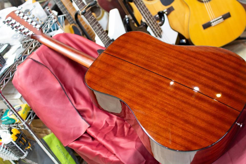 K.Yairi MYW-65-12 12弦ギターSB マイク搭載 アンプに繋げる PICKUP付