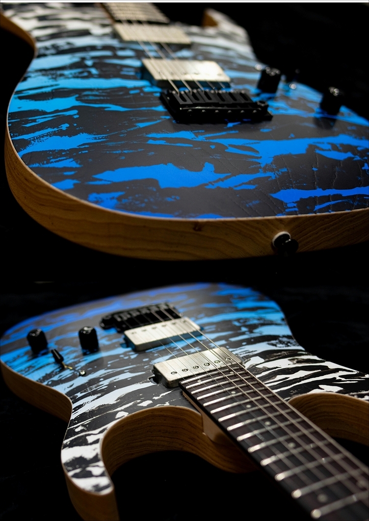 SAITO GUITARS S-624 HH Swanp Ash Atlantis（新品/送料無料）【楽器