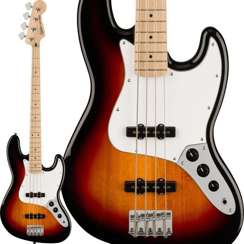 Squier by Fender Affinity Series Jazz Bass (3-Color Sunburst/Maple