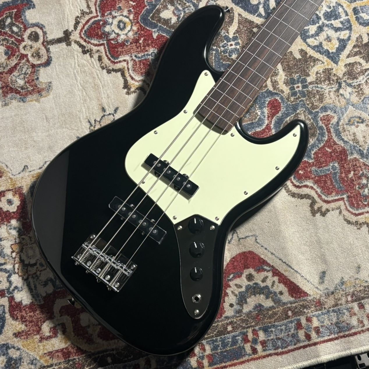 SX SJB62+/FL BK エレキベース フレットレス ジャズベースタイプ（新品