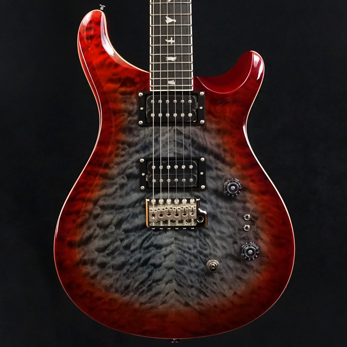 PRS SE custom (管理テ) PRS SE Custom24-08 Charcoal Cherry Burst エレキギター ポール