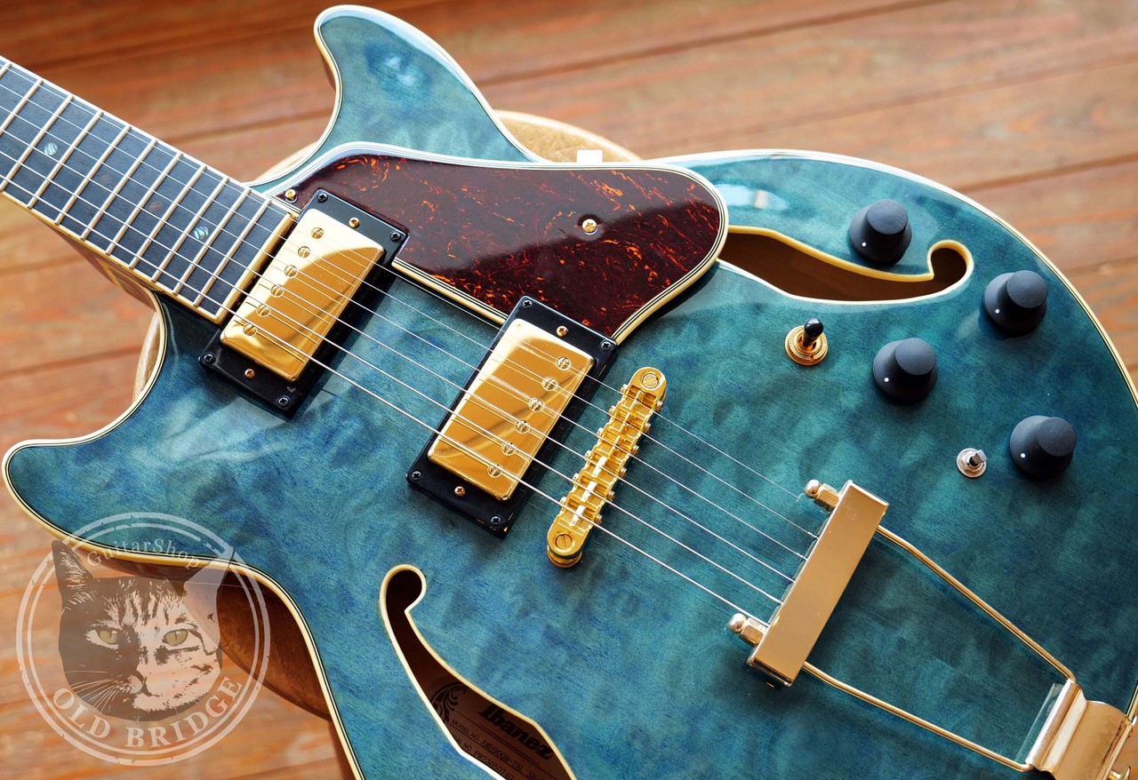 Ibanez AMH90QM TBL Trans Blue（中古）【楽器検索デジマート】