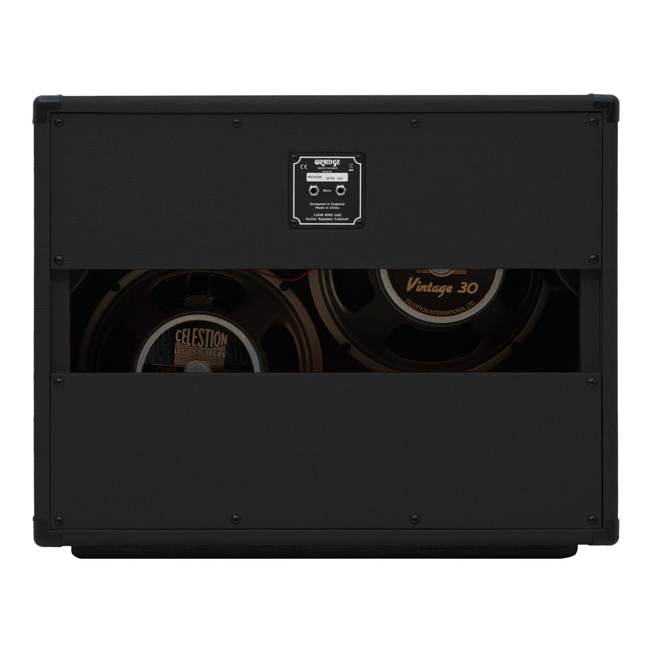Orange キャビネット オレンジ OBC410 ケース付き ORANGE 【オープンバック仕様】【スピーカー2x12】PPC212-OB BLK
