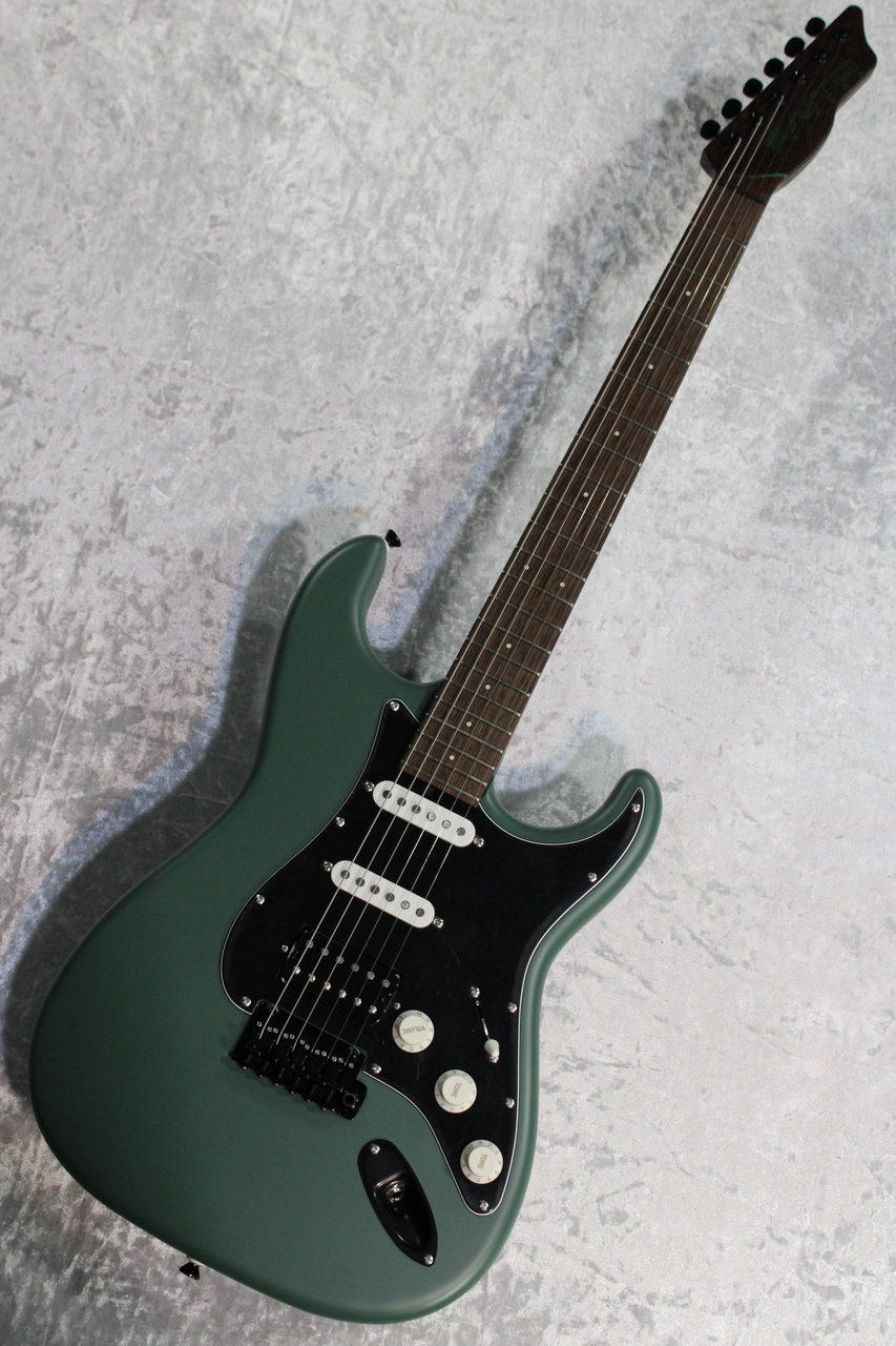 SAITO GUITARS S-622 CS SSH Alder/Wenge Neck Moss Green #232175 