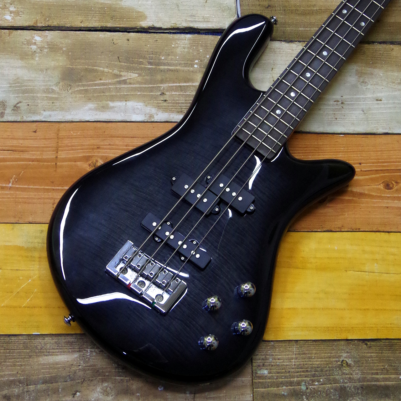 Legend 4弦エレキベース Legend 4弦エレキベース 青/黒 - メルカリ