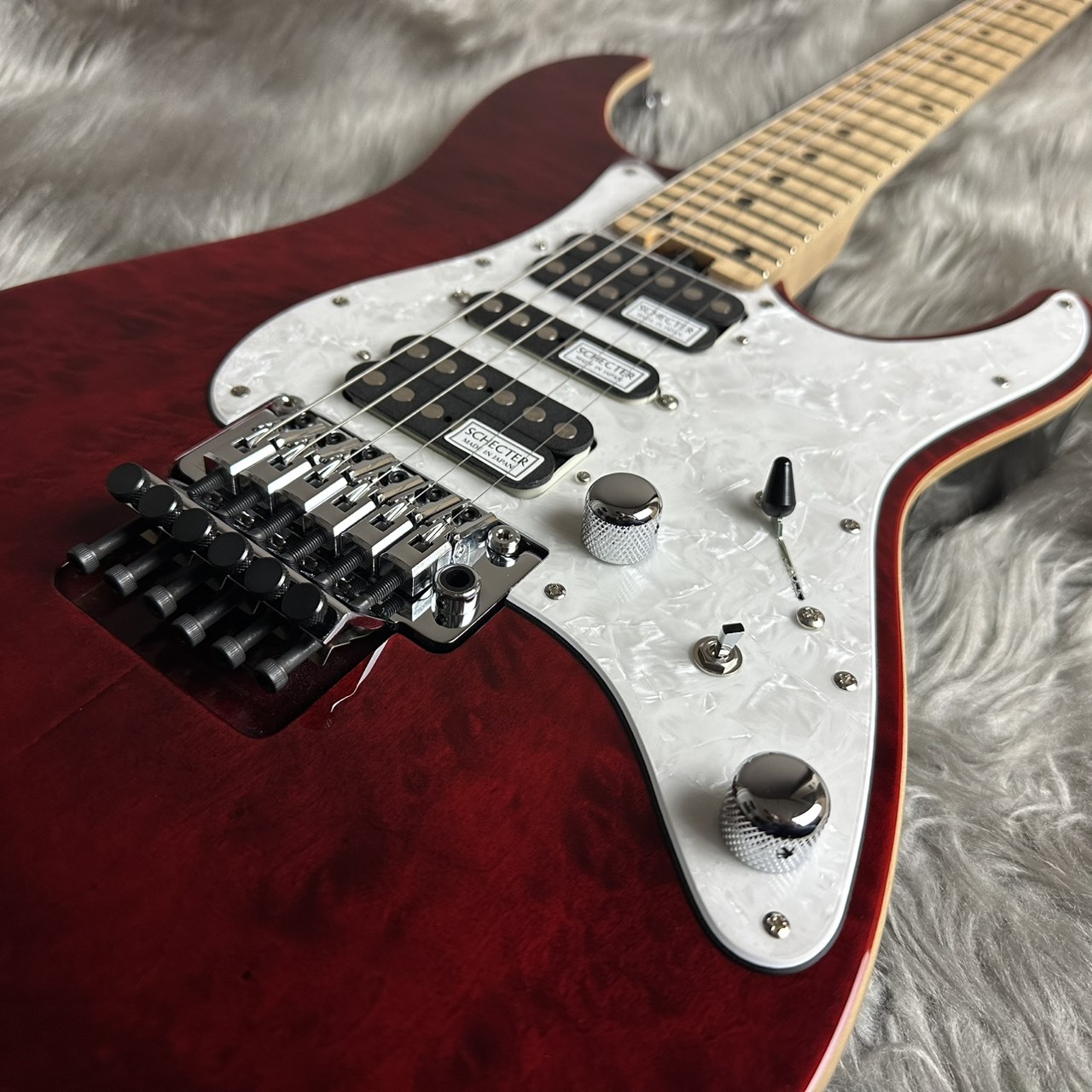 SCHECTER SD-2-24-AL -See-Thru Red/Maple【現物画像】【最大36回分割