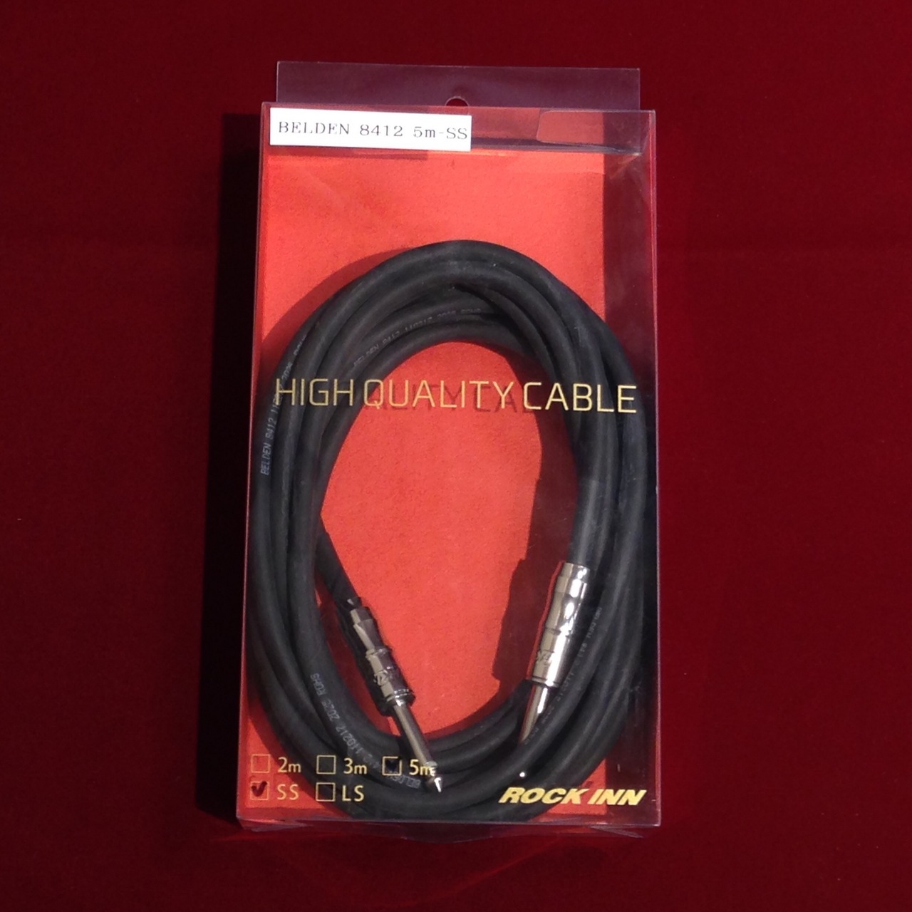 ROCK INN HIGH QUALITY CABLE 5m(S/S) 