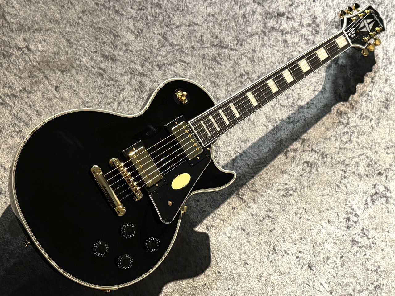 Epiphone Les Paul Custom ~Ebony~ #25091528588 【4.08kg】【エボニー
