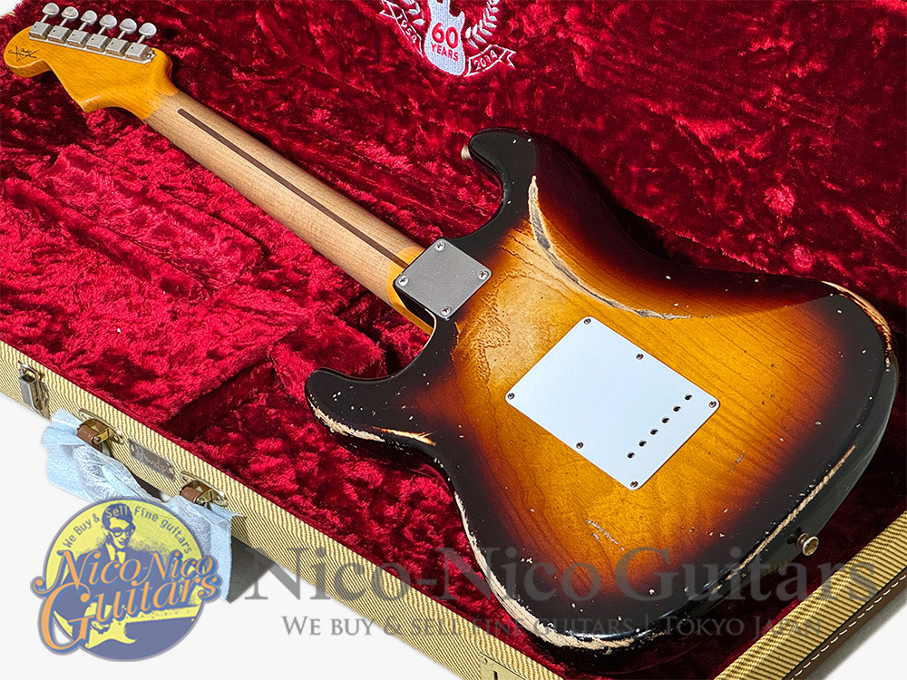 Fender Custom Shop 2014 1954 Stratocaster Heavy Relic 60th Anniversary  (Sunburst)（中古）【楽器検索デジマート】