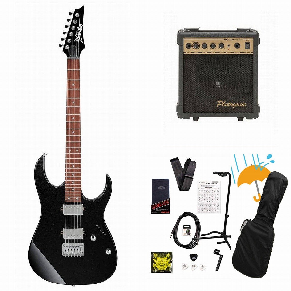 Ibanez Gio Series GRG121SP-BKN (Black Night) [SPOT MODEL] PG-10 