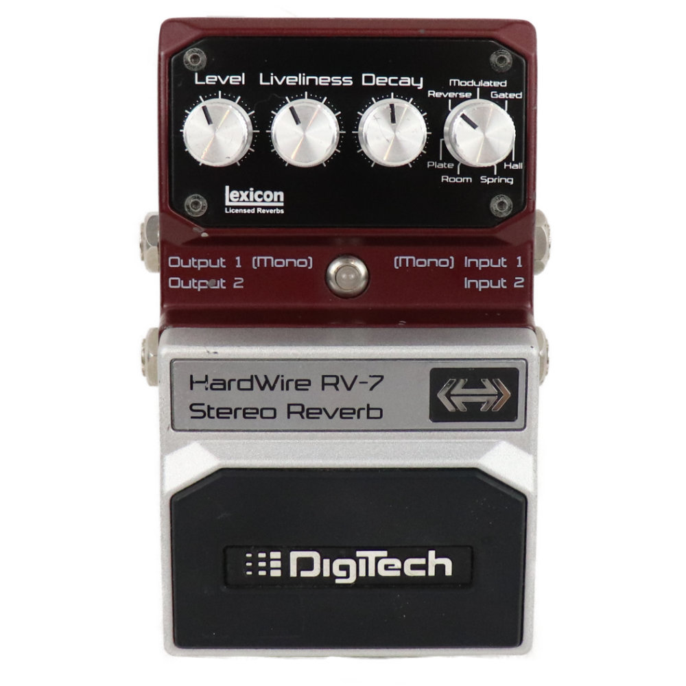 DigiTech 【中古】 リバーブ エフェクター DigiTech HardWire RV-7 Stereo Reverb デジテック  ギターエフェクター（中古/送料無料）【楽器検索デジマート】