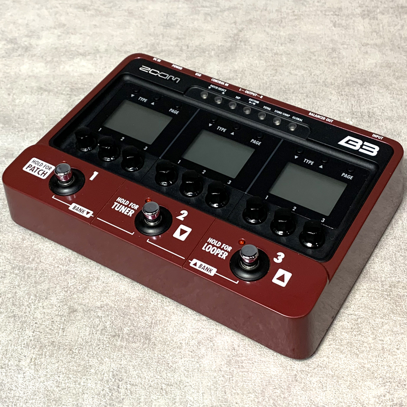 【中古】ZOOM B3 ベースエフェクト・アンプシミュレーター ZOOM B3 Bass Effects & Amp Simulator Pedal【加古川店】（中古/送料