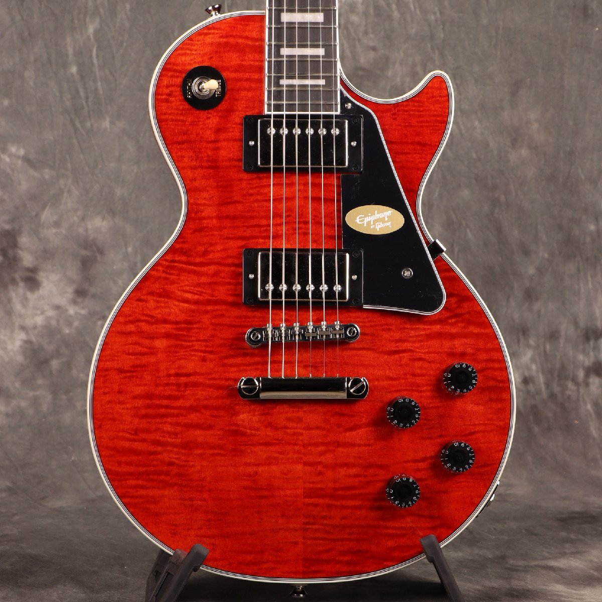 Epiphone Inspired by Gibson Les Paul Custom Figured Transparent 