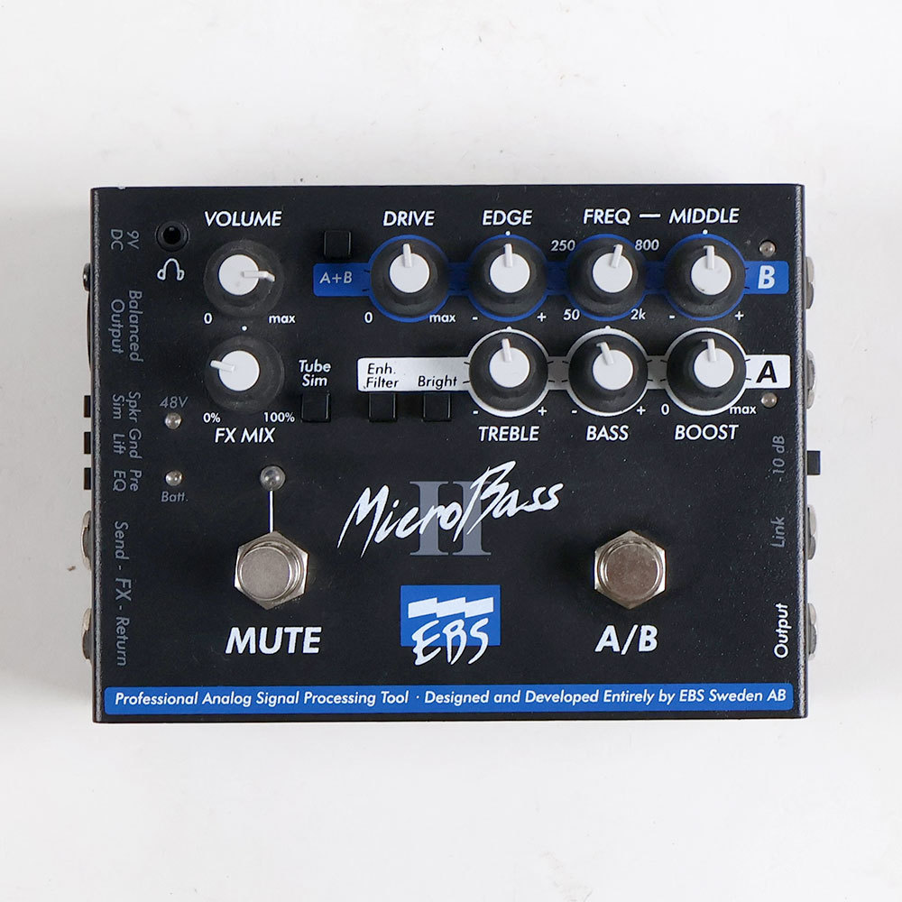 EBS 【中古】 ベースプリアンプ EBS Micro Bass II（中古/送料無料