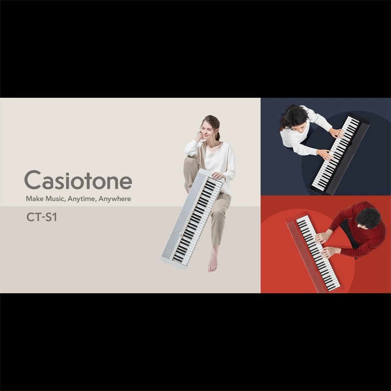 Casio CT-S1RD(レッド)（新品/送料無料）【楽器検索デジマート】