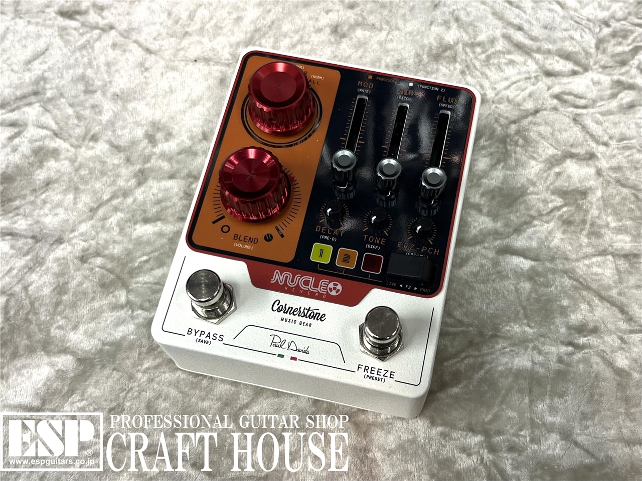 Cornerstone Music Gear NUCLEO デジタルリバーブ Cornerstone Music Gear／NUCLEO】ポール・デイビッズと共同開発
