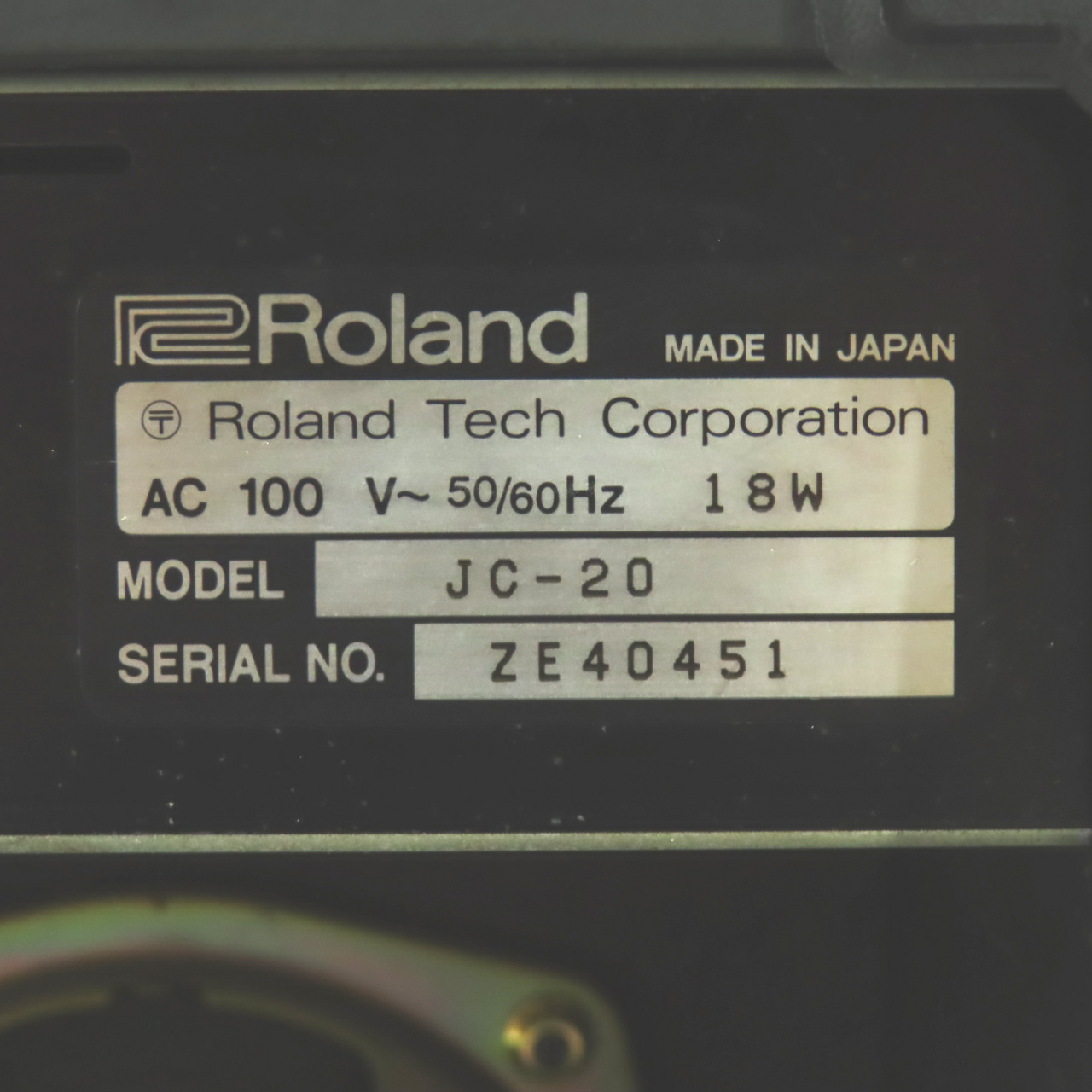Roland JC-20（中古/送料無料）【楽器検索デジマート】