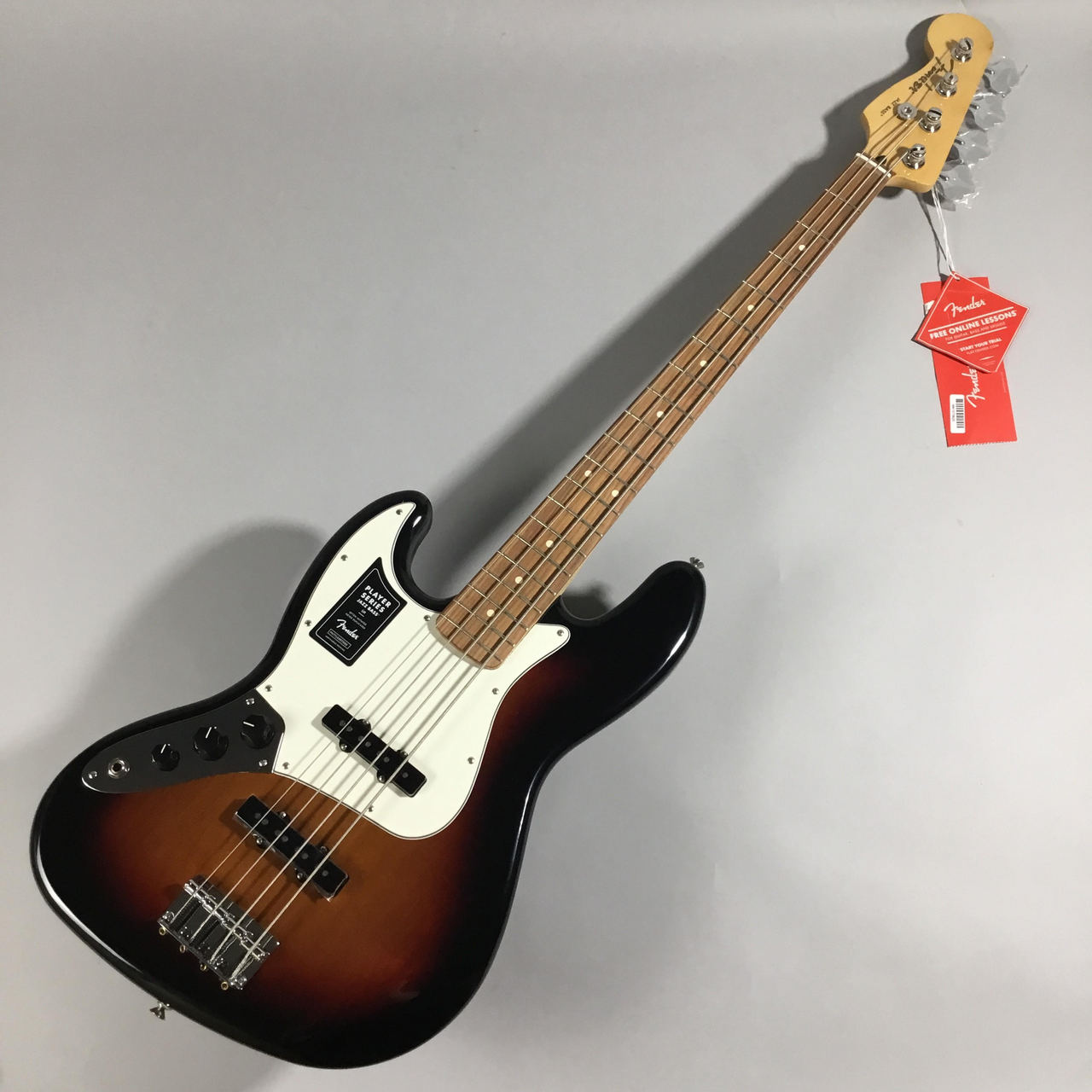 Fender Player Jazz Bass Left-Handed, Pau Ferro Fingerboard, 3