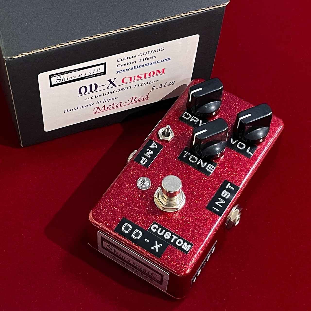 Shin's Music OD-X Custom Meta Red 