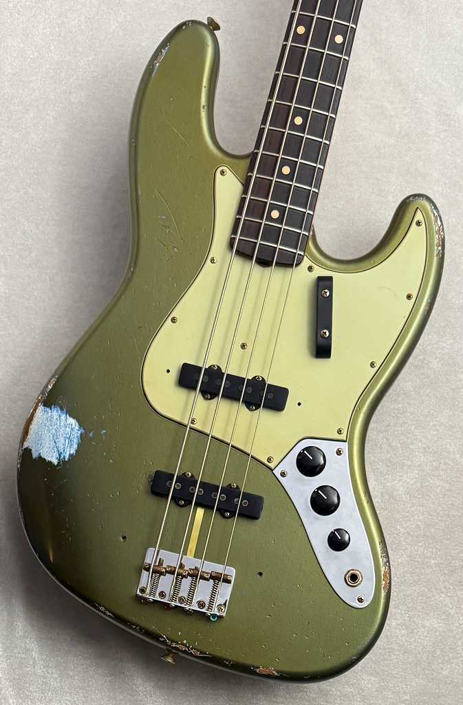 Fender Custom Shop Master Built 1962 JAZZ BASS Heavy Relic -Aged