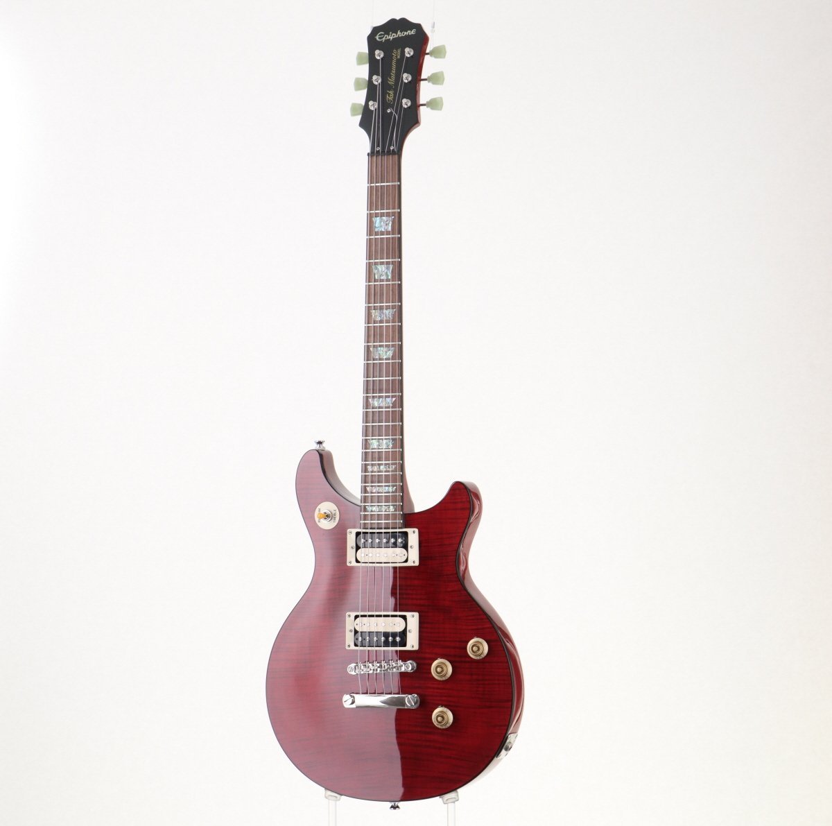 Epiphone tak matsumoto DCチェリーレッド　エフェクター付 Epiphone TAK Matsumoto DC Plus Top Cherry <エピフォン>｜平野